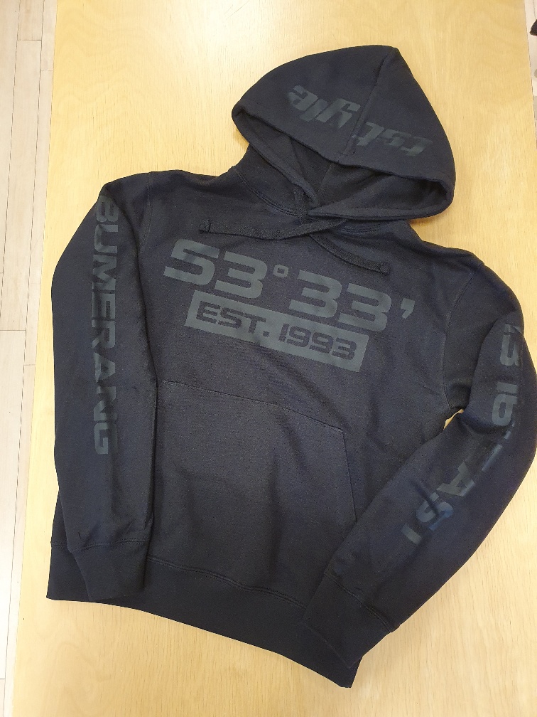 Authentic Hooded Sweat Bumerang Black/Flex Black